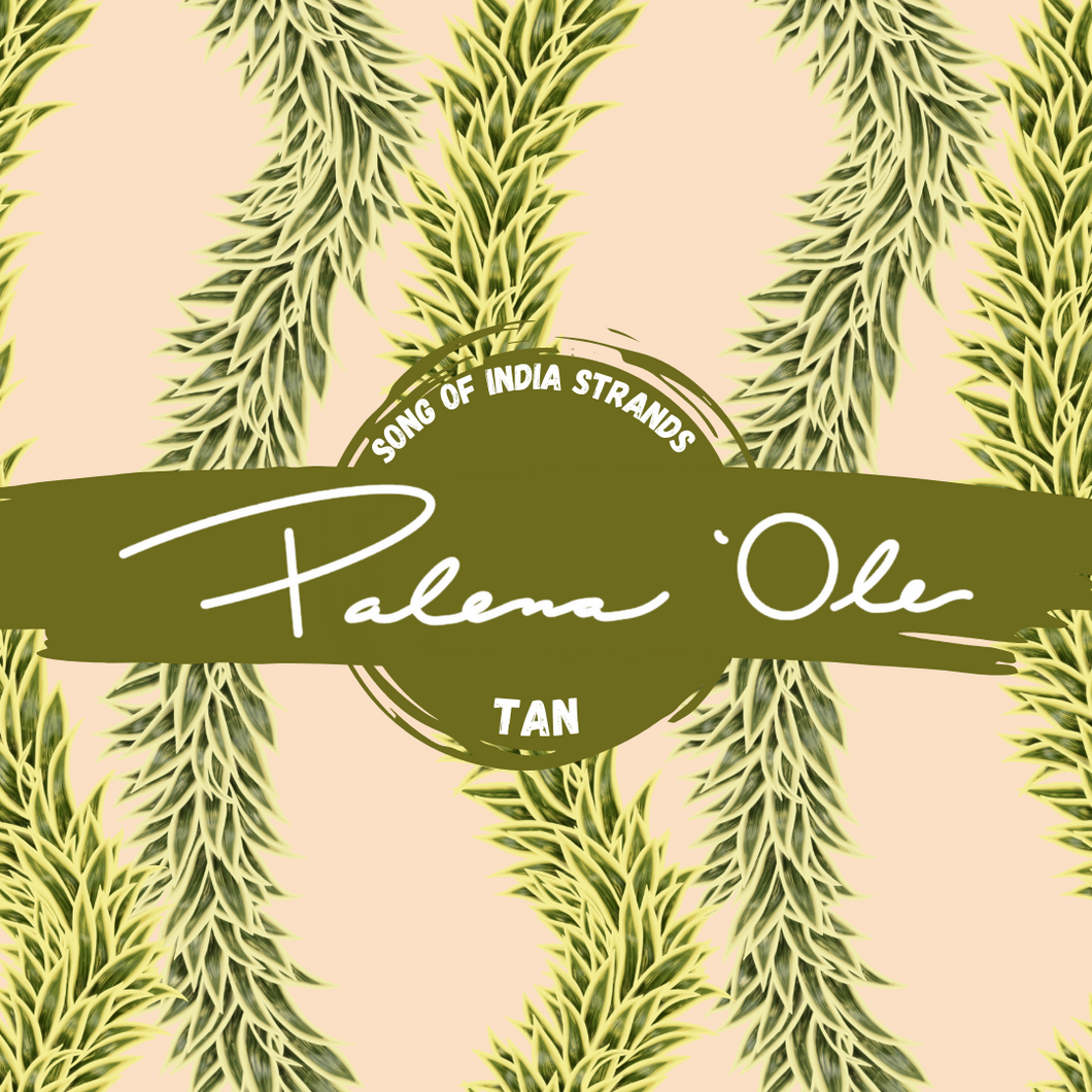 Tan Song of India Strands Seamless Pattern