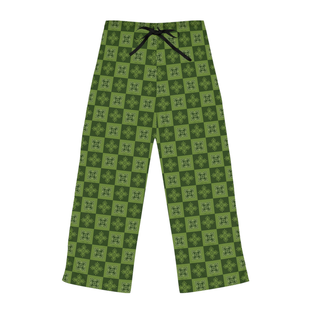 Ulu Quilt Women’s Pajama Pants (Light Green)