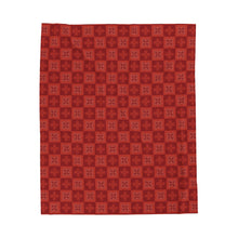 Load image into Gallery viewer, Ulu Quilt Velveteen Plush Blanket (Light Red)
