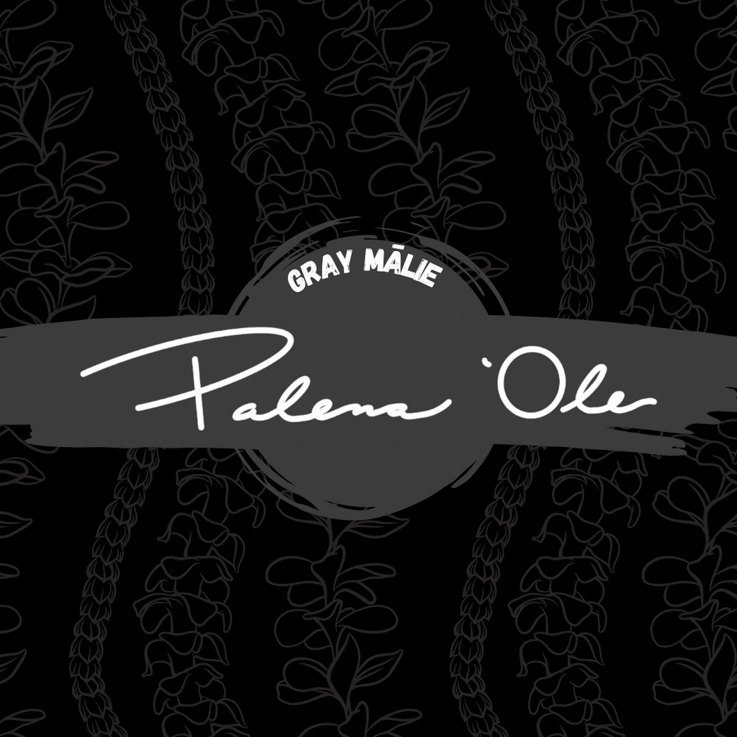 Gray Mālie Seamless Pattern