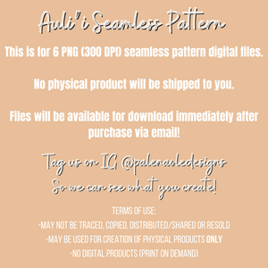 EXCLUSIVE Auli’i Seamless Pattern (6 Files included)