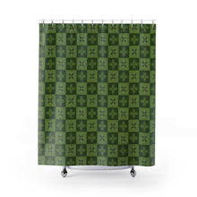 Load image into Gallery viewer, Ulu Quilt Shower Curtain (Light Green)
