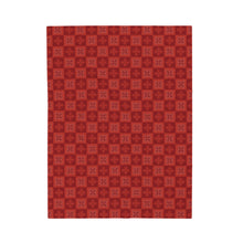 Load image into Gallery viewer, Ulu Quilt Velveteen Plush Blanket (Light Red)
