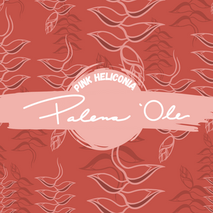 Pink Heliconia Seamless Pattern
