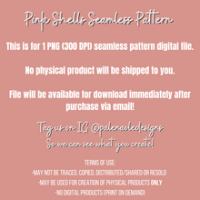 Load image into Gallery viewer, EXCLUSIVE Pink Shells Seamless Pattern
