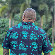 Load image into Gallery viewer, Sons of Yeshua Aloha Shirt (Teal)
