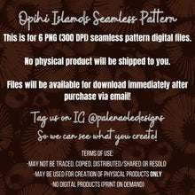 Load image into Gallery viewer, EXCLUSIVE Opihi Islands Seamless Pattern (6 Files included)
