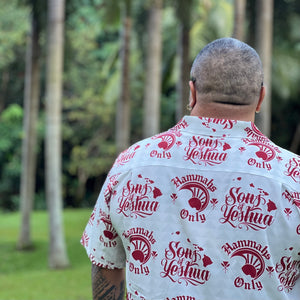 Sons of Yeshua Aloha Shirt (White)