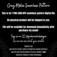 Load image into Gallery viewer, Gray Mālie Seamless Pattern

