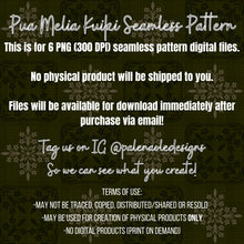 Load image into Gallery viewer, EXCLUSIVE Pua Melia Kuiki Seamless Pattern (6 Files included)
