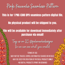 Load image into Gallery viewer, Pink Kauwela Seamless Pattern
