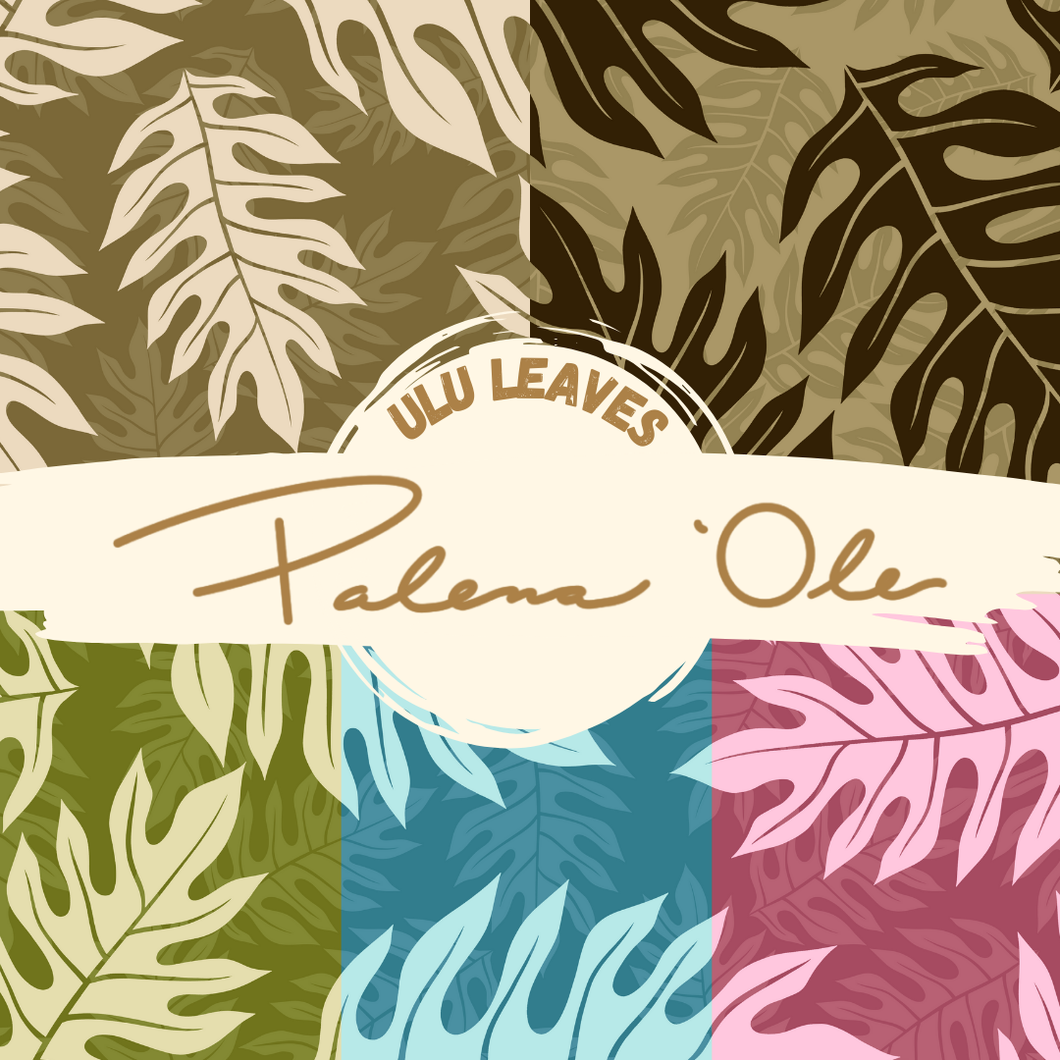 Ulu Leaves Seamless Pattern