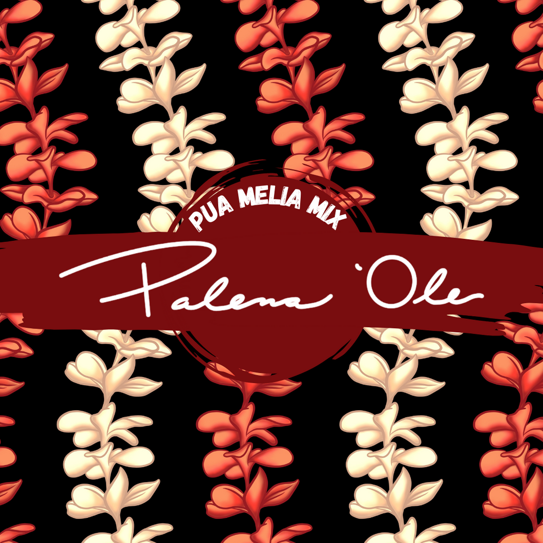 Pua Melia Mix Seamless Pattern