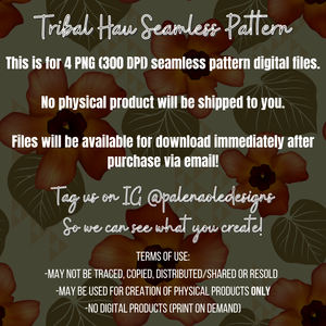 EXCLUSIVE Tribal Hau Seamless Pattern (4 Files included)