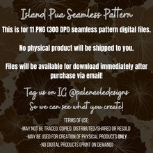 Load image into Gallery viewer, EXCLUSIVE Island Pua Seamless Pattern (11 Files included)
