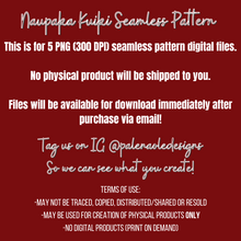 Load image into Gallery viewer, EXCLUSIVE Naupaka Kuiki Seamless Pattern (5 Files included)
