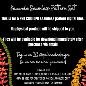 Kauwela Seamless Pattern Set (5 Files included)
