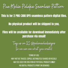 Load image into Gallery viewer, EXCLUSIVE Pua Melia Palaka Seamless Pattern (2 Files included)
