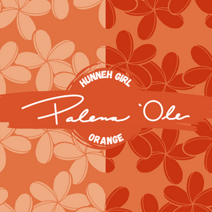 Orange Hunneh Girl Seamless Pattern Set (2 Files included)