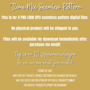 EXCLUSIVE ‘Ilima Mix Seamless Pattern (4 Files included)