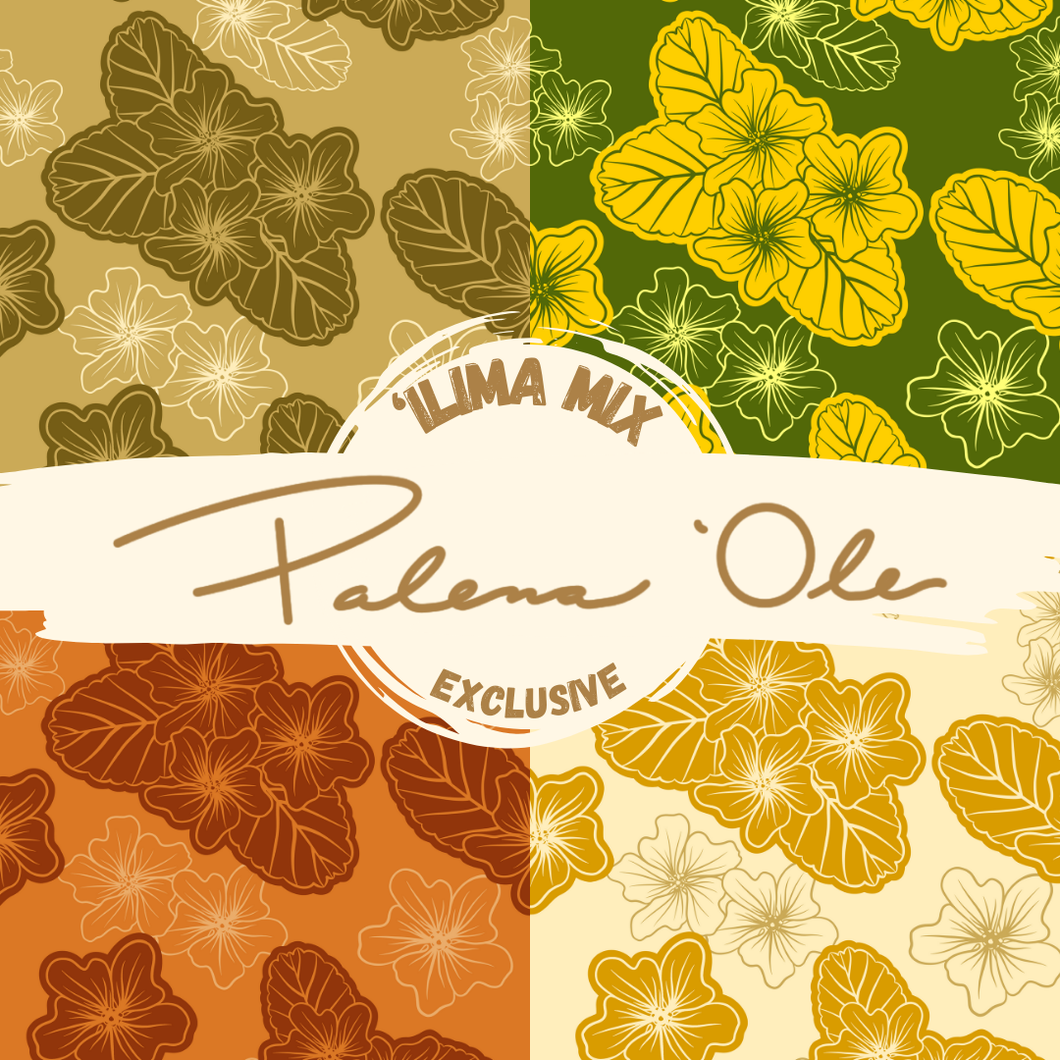 EXCLUSIVE ‘Ilima Mix Seamless Pattern (4 Files included)