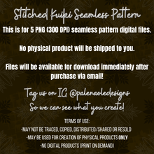 Load image into Gallery viewer, EXCLUSIVE Stitched Kuiki Seamless Pattern (5 Files included)
