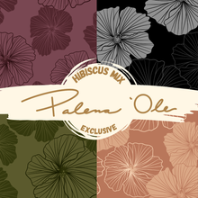 Load image into Gallery viewer, EXCLUSIVE Hibiscus Mix Seamless Pattern (4 Files included)
