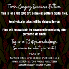 Load image into Gallery viewer, EXCLUSIVE Torch Gingerz Seamless Pattern (6 Files included)
