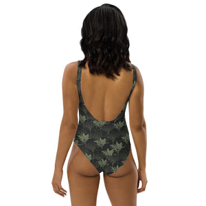 Kī One-Piece Swimsuit (Gray/Sage)