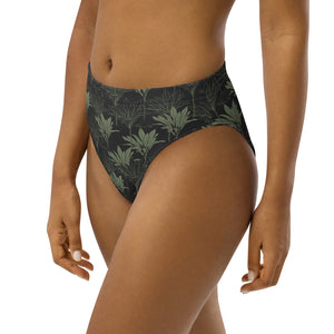 Kī high-waisted bikini bottom (Gray/Sage)