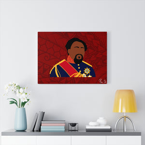 King Kamehameha V Canvas Gallery Wraps (Red)