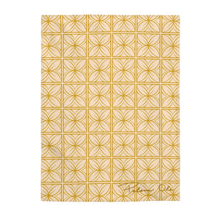 Lani Velveteen Plush Blanket (Yellow)