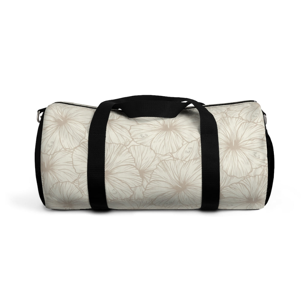 Hibiscus Duffel Bag (Off White)