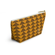 Load image into Gallery viewer, ‘Io Script Accessory Pouch w T-bottom (Yellow)
