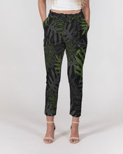 Load image into Gallery viewer, Laua’e Women&#39;s Belted Tapered Pants (Green)
