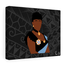 Load image into Gallery viewer, Queen Liliuokalani Canvas Gallery Wraps (Black)
