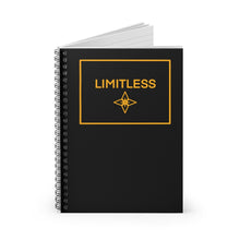 Load image into Gallery viewer, Yellow LIMITLESS Square Spiral Notebook - Ruled Line
