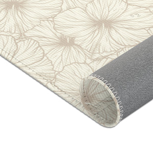 Hibiscus Area Rug (Off White)
