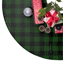 Load image into Gallery viewer, Kanaka Plaid Christmas Tree Skirt (Green)
