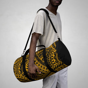 Tribal Script Duffel Bag (Yellow)
