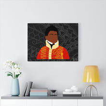 Load image into Gallery viewer, King Kamehameha II Canvas Gallery Wraps (Black)
