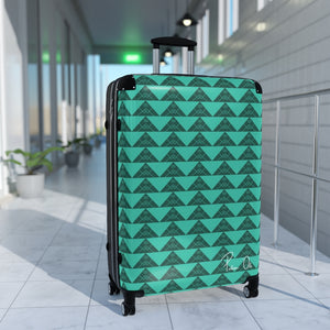 ‘Io Script Suitcase (Teal)
