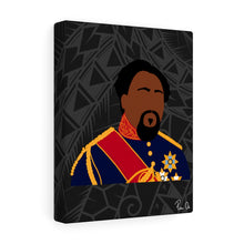 Load image into Gallery viewer, King Kamehameha V Canvas Gallery Wraps (Black)
