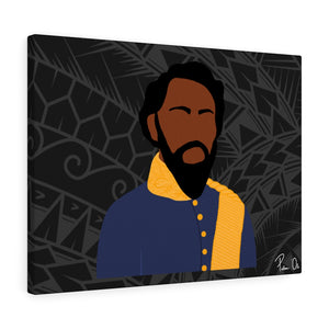 King Kamehameha IV Canvas Gallery Wraps (Black)