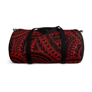 Tribal Script Duffel Bag (Red)