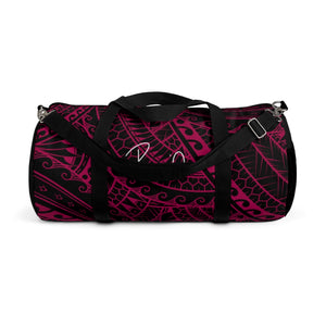 Tribal Script Duffel Bag (Pink)