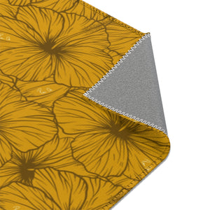 Hibiscus Area Rug (Yellow)