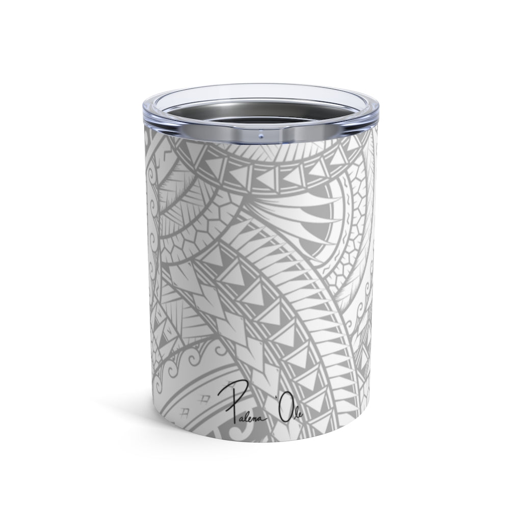 Tribal Tumbler Cup 10oz (White)