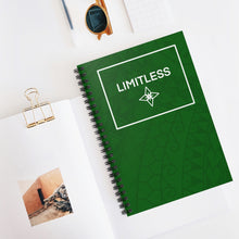 Load image into Gallery viewer, Tribal LIMITLESS Square Spiral Notebook - Ruled Line (Green)
