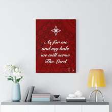 Load image into Gallery viewer, Scripture Canvas Gallery Wraps (Red)
